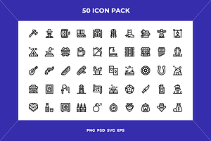Wild west icons, an Icon by Wencory