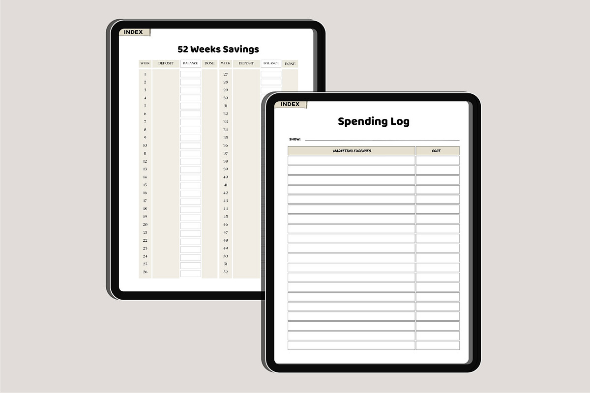 2025 That Girl Digital Planner Canva, a Stationery Template by Designmela01 (Photo 10 of 10)