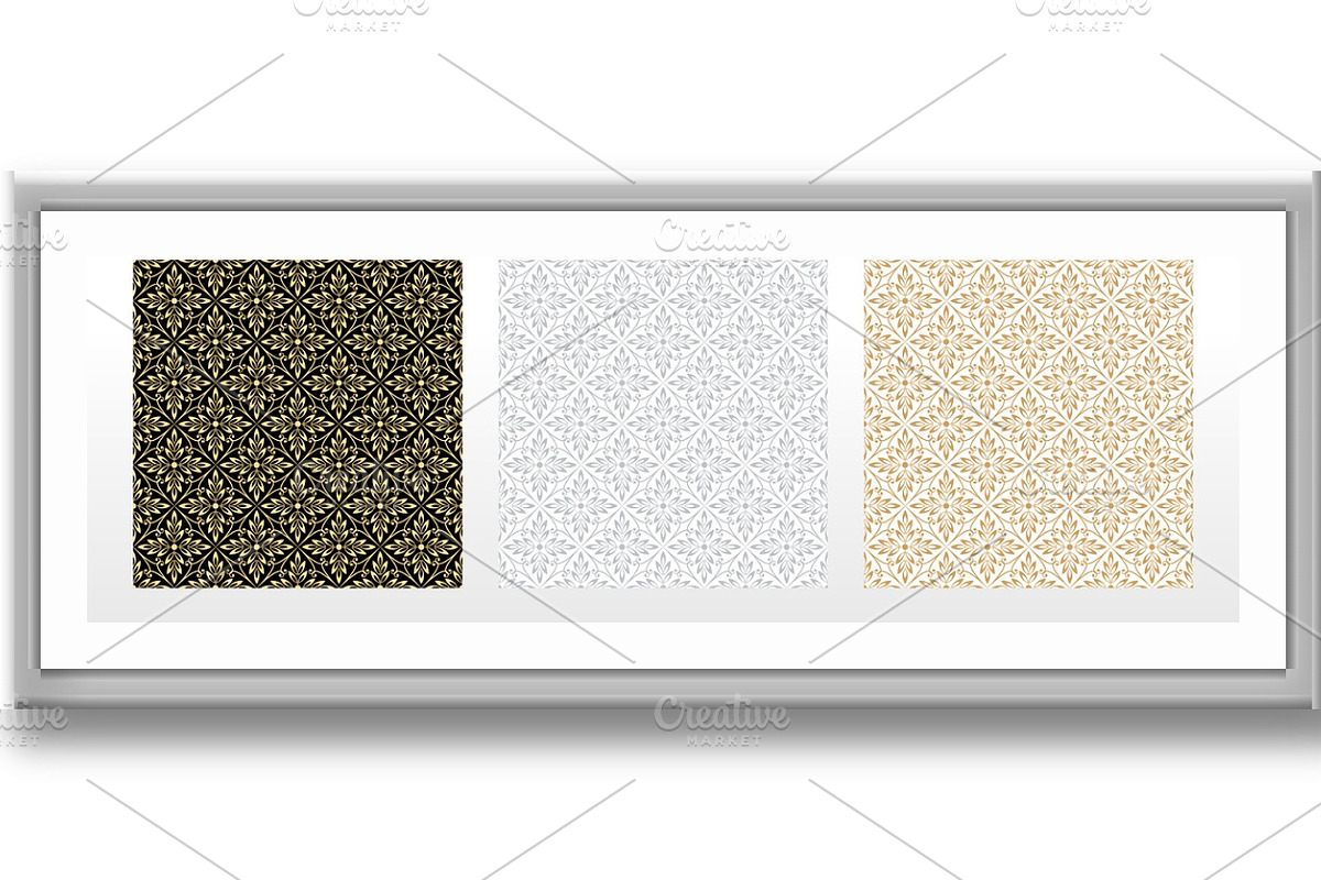 Set of flower geometric patterns, a Pattern Graphic by RODINA (Photo 3 of 3)