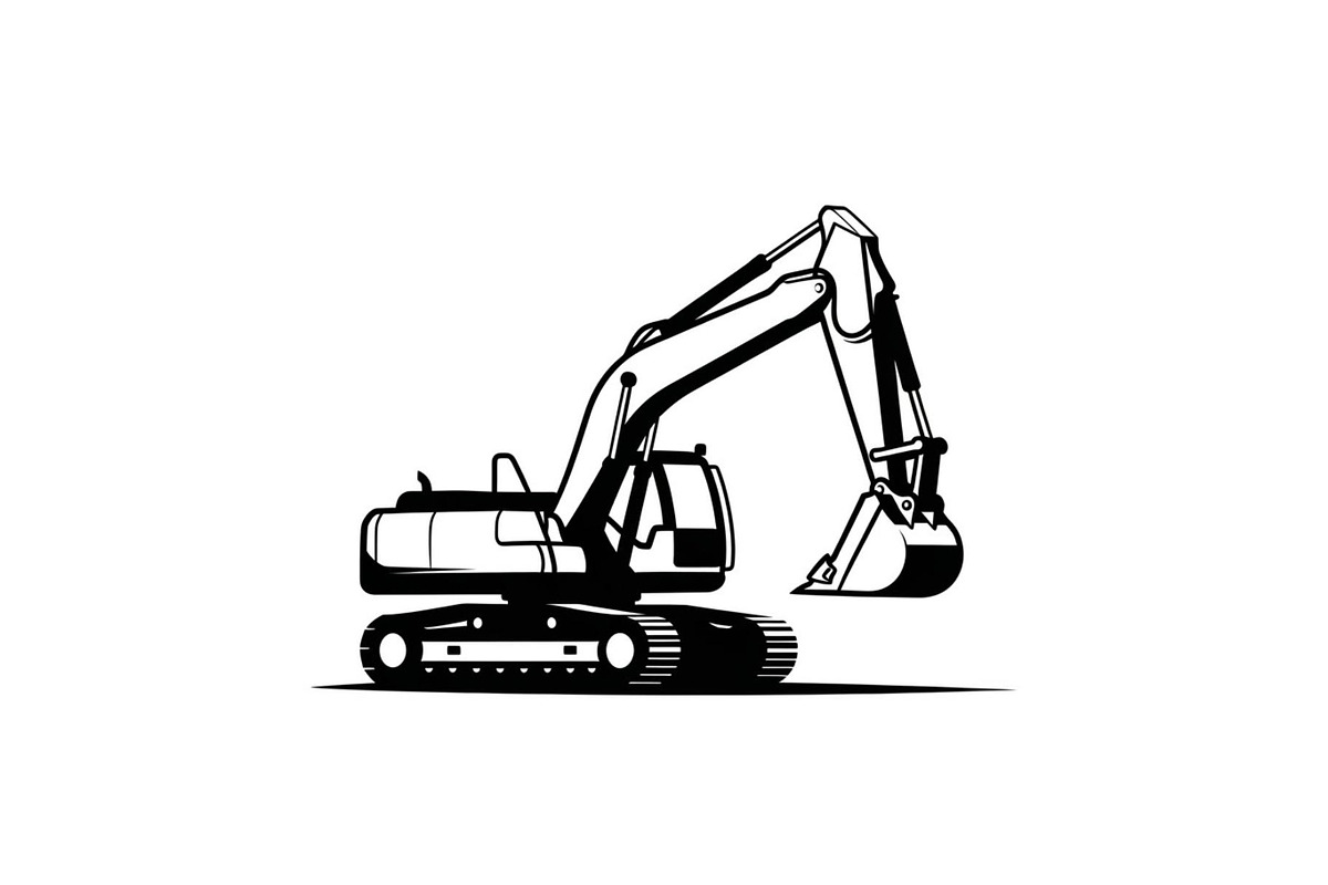 Excavator Construction Vector Bundle, an Illustration by Amazin_art (Photo 9 of 51)