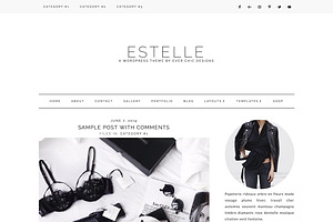 Estelle Feminine Wordpress Theme