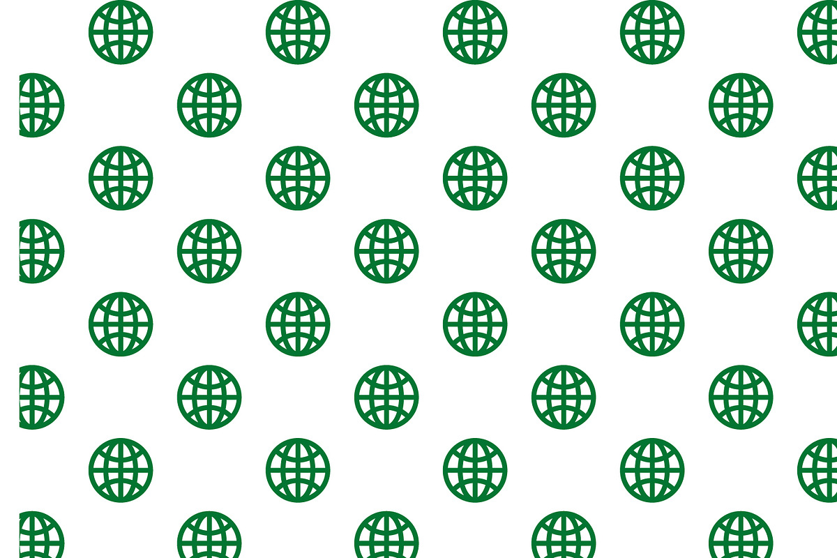 Green Globe Pattern Background Image, a Pattern Graphic by Pray Art Design Studio