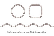 Stitched Border Vector Patterns, a Pattern Graphic by Melissa Held Designs (Thumbnail 3 of 5)