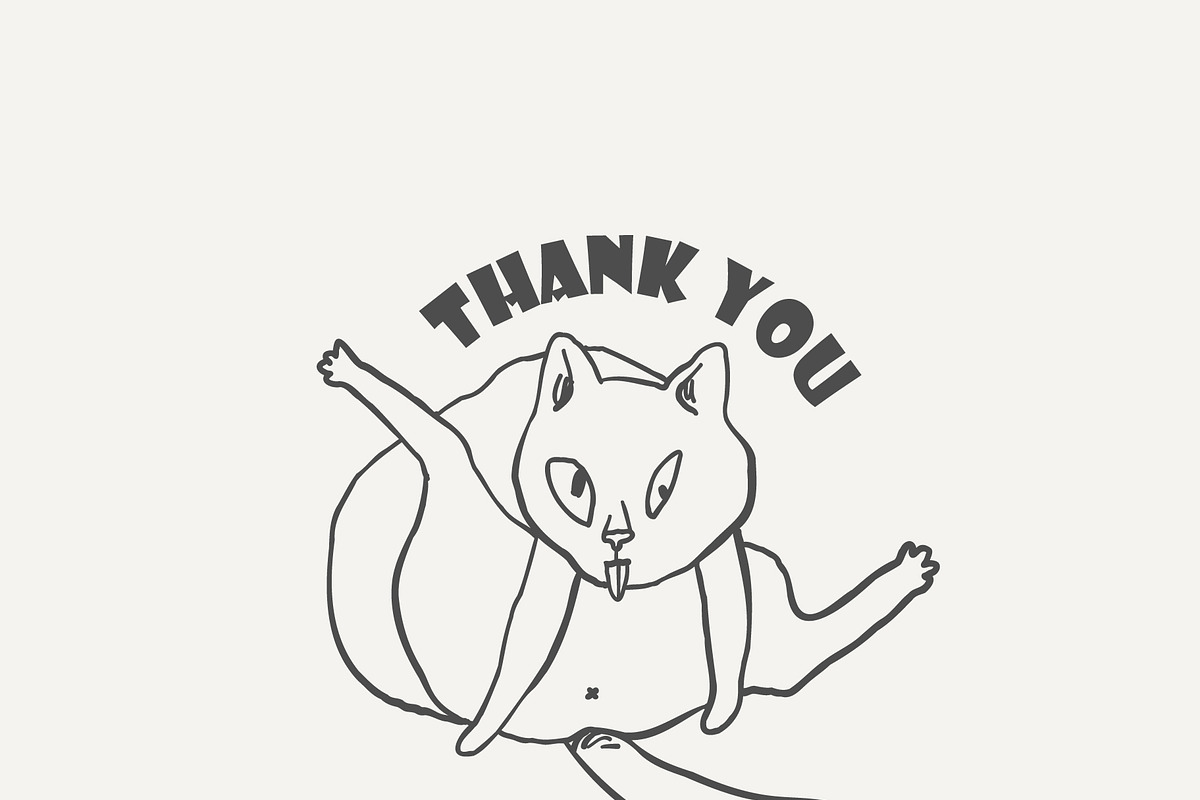 Funny Cats Line Art Bundle, an Illustration by Anastasiya Klempach (Photo 19 of 19)