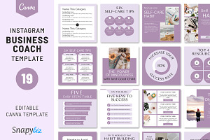 Life Coach Templates Canva Coachin