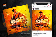 Rap Party Flyer Template, a Flyer Template by MonkeyBOX (Thumbnail 2 of 3)