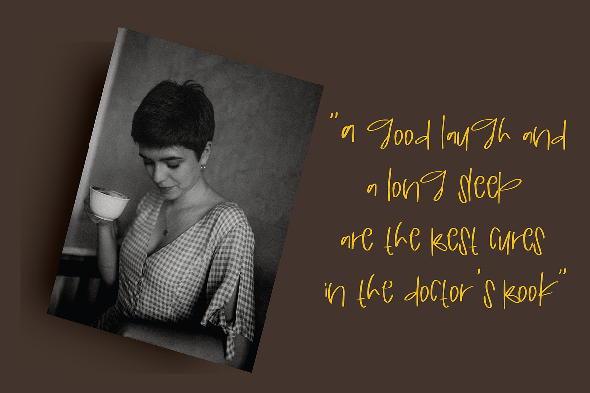 jasmine tea font, a Script Font by Mariyana (Photo 3 of 7)
