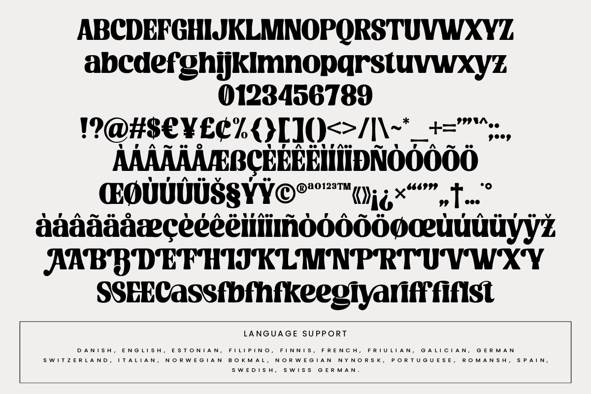 Bogista Bold Elegant Serif Font, a Serif Font by Ronny Studio (Photo 14 of 14)