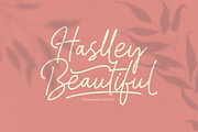 Haslley Beautiful Monoline, a Script Font by Wortfice (Thumbnail 2 of 17)