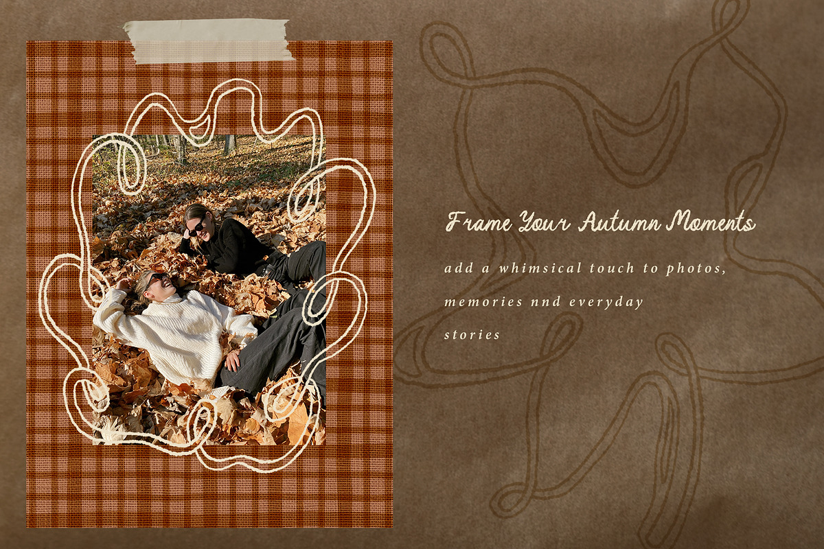 Whimsical Autumn Frames Collection, an Object Graphic by Cute Atelier (Photo 2 of 11)