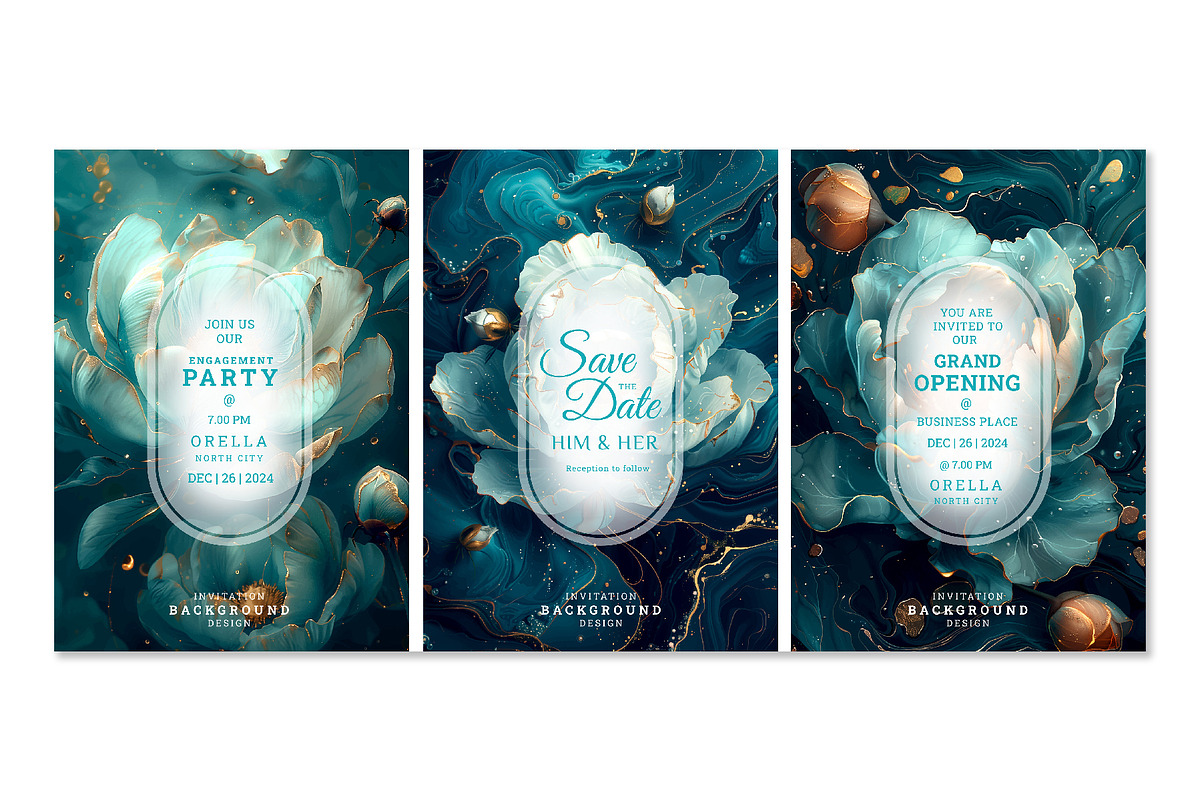 175+ Abstract Vector Invitations, an Invitation Template by M6 Gallery (Photo 61 of 126)