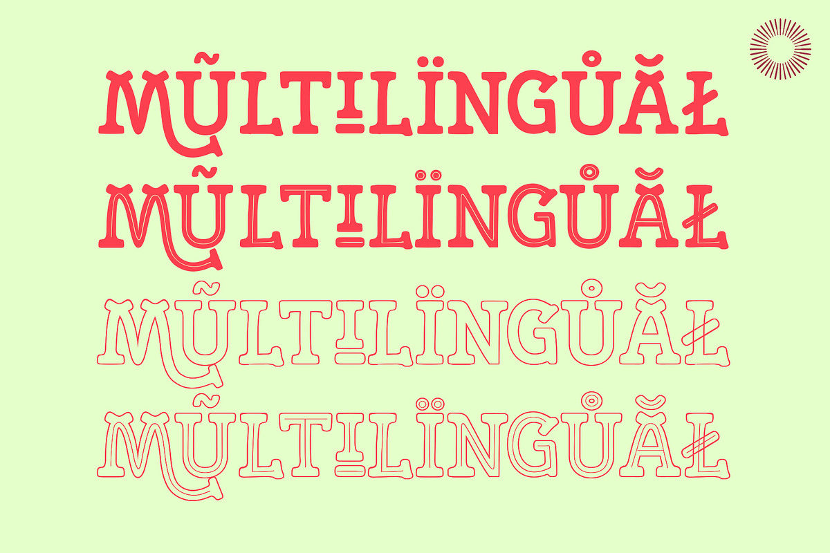Merriland - Retro Carnival, a Slab Serif Font by Setara Langit CreativeStd (Photo 9 of 10)