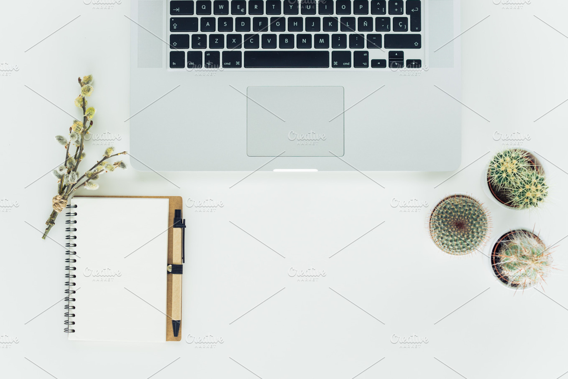 White desktop featuring top, desktop, and laptop, a Technology Photo by Ekaterina Tarasenko