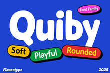 Quiby - Playful Font Family