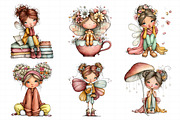 Quirky Fairy Clip Art Bundle, an Illustration by Daily.Designs (Thumbnail 4 of 6)