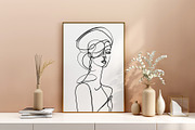 One Line Woman Flower Illustration, a Person Illustration by Vibrand Studio (Thumbnail 4 of 11)