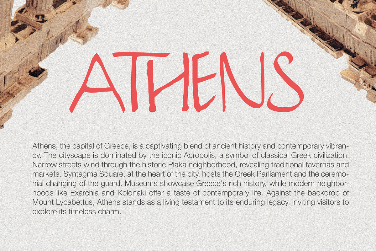 Rokas | Handcrafted Typeface, a Handwritten Font by Mofr 24 (Photo 3 of 8)