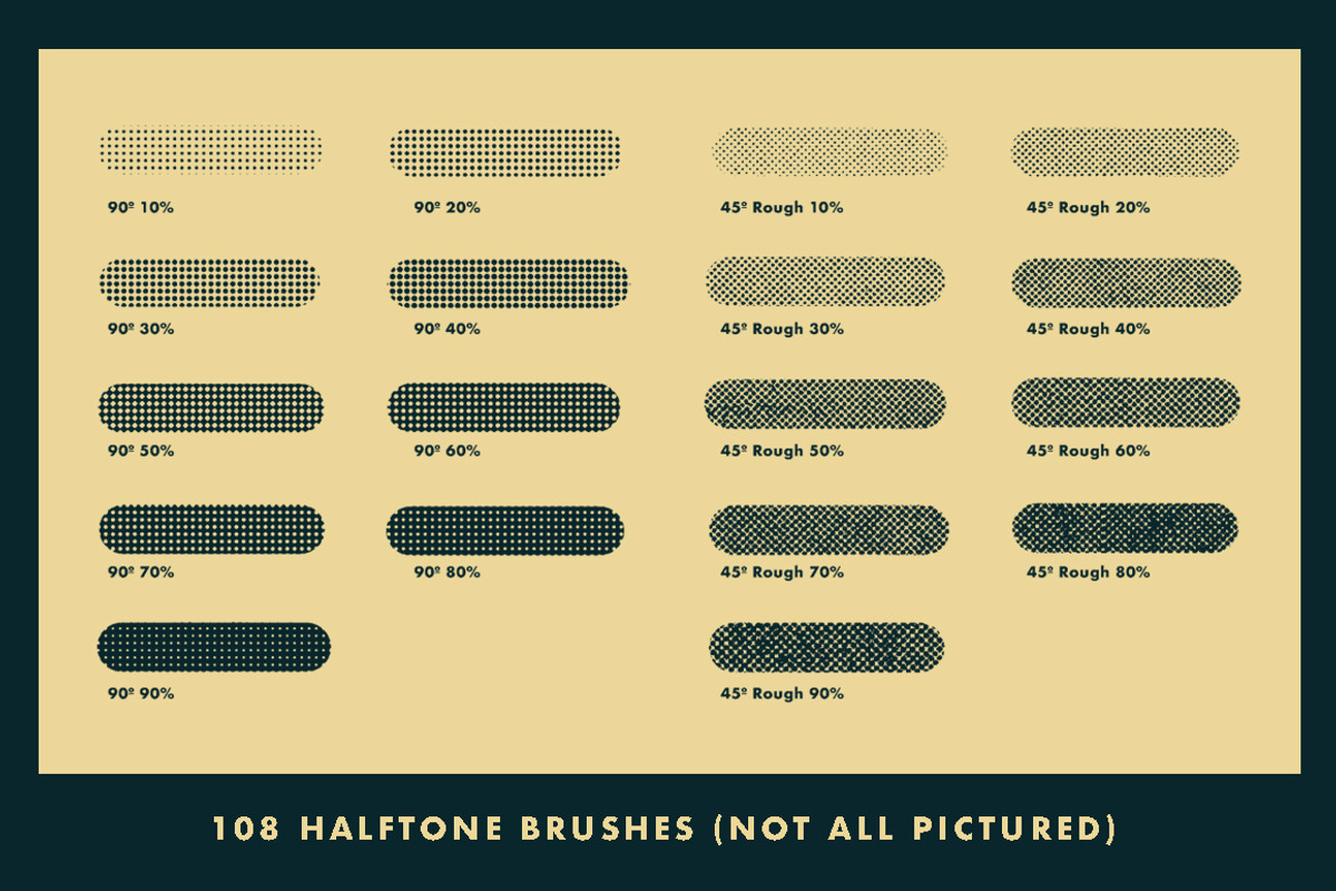 Horrific Halftones for Affinity, a Brush Add-On by RetroSupply Co. (Photo 15 of 21)