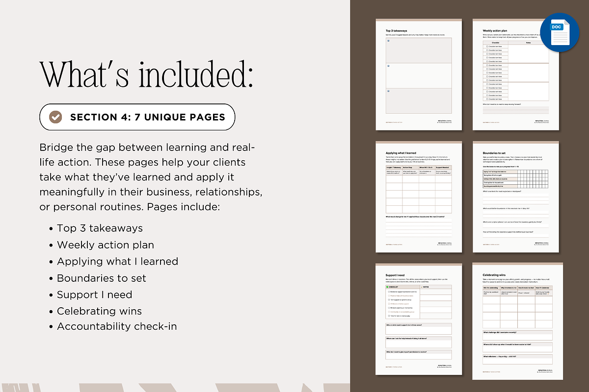 Fillable Reflection Journal Workbook, a Presentation Template by Our Polished Pages (Photo 16 of 20)