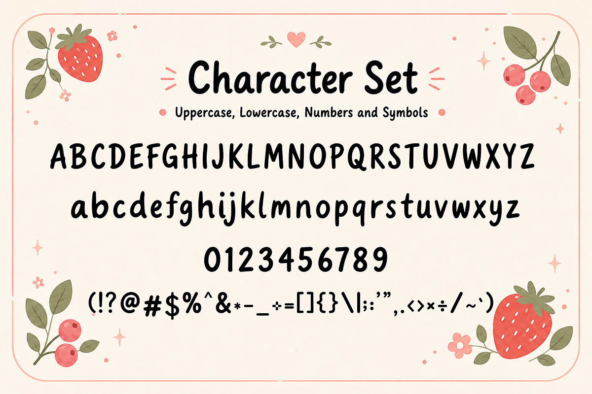Wildberry - Handwritten Display Font, a Handwritten Font by overlaytemplates (Photo 4 of 5)
