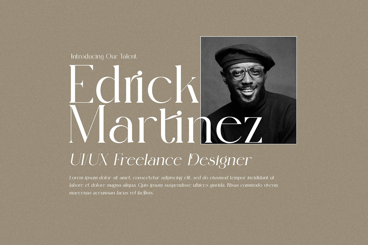 Dringk Stylish Serif Font, a Serif Font by Perfectype (Photo 7 of 8)