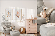Kids Wall & Frame Mockup Bundle 7, a Print Template by Yuri-U (Thumbnail 10 of 22)