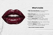 165 Procreate Lips Stamps, a Brush Add-On by Selentaori Studio (Thumbnail 4 of 11)