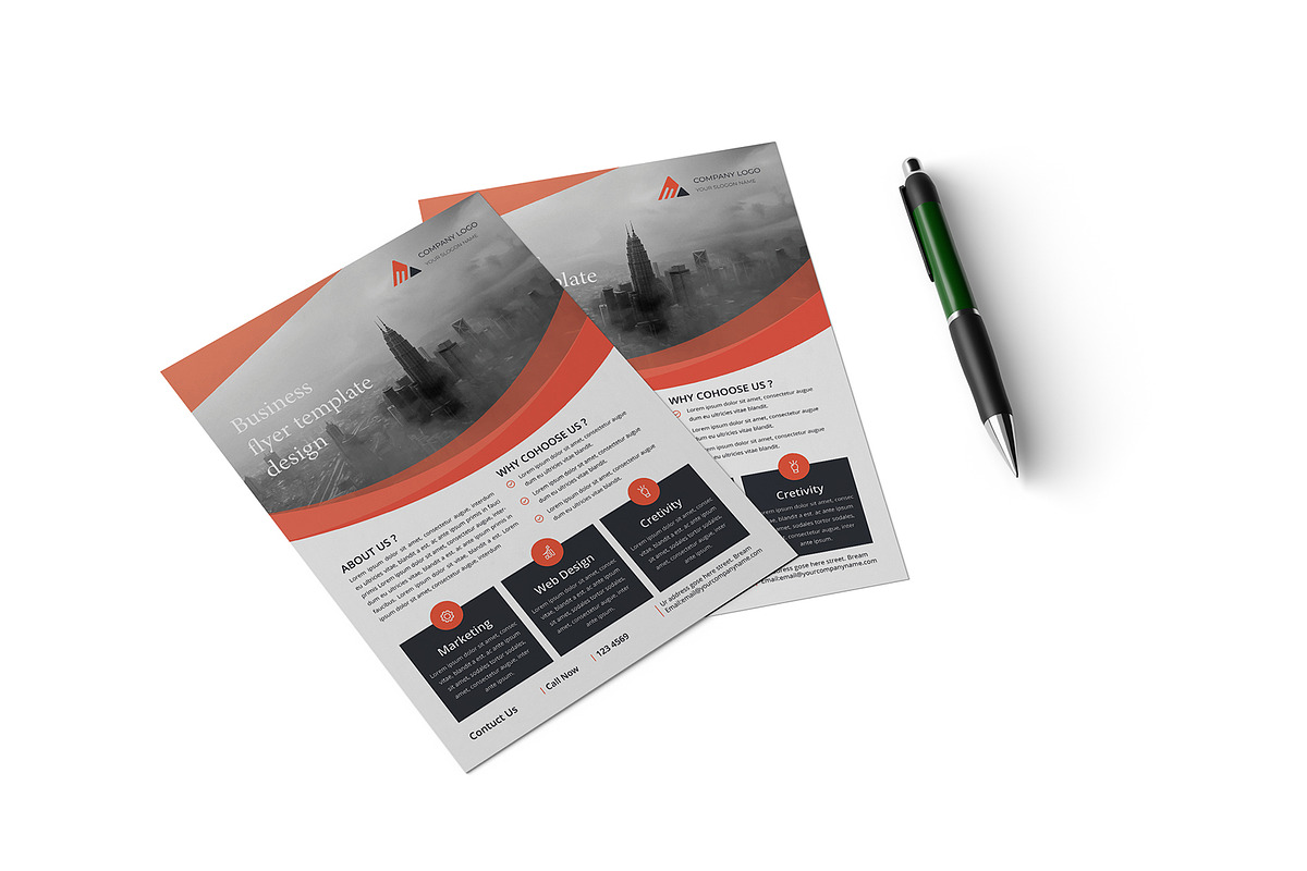 Business Flyer Template Design, a Flyer Template by Mazharul Islam (Photo 9 of 10)