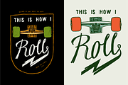 This is how I roll Skateboard, a Sport Illustration by hand draw (Thumbnail 2 of 6)