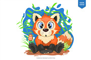 Set of cute cartoon animals_02, an Animal Illustration by KENO Mascots (Thumbnail 7 of 11)