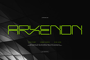 Arxenon | Modern Futuristic, a Sans Serif Font by Denustudios (Thumbnail 1 of 12)