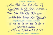 ANGEL SIGNATURE, a Script Font by AMINMARIO (Thumbnail 7 of 9)
