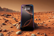 iPhone 16 Pro Mockups - Mars, an iPhone Mockup by viworx (Thumbnail 4 of 8)