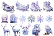 Pastel Snowy Watercolor Sublimation, an Object Illustration by Digital Xpress (Thumbnail 3 of 3)