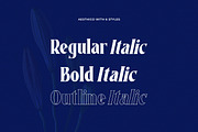 Aesthico Serif Font Family (6 Fonts), a Serif Font by Heinzel Std (Thumbnail 7 of 21)