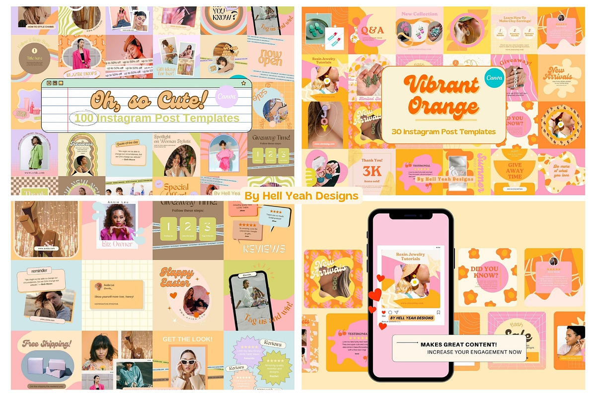 Ultimate 750 Instagram Pos, a Social Media Template by Hell Yeah Designs (Photo 9 of 10)