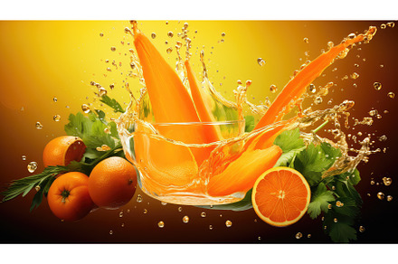 orange vegetarian juice drink carrot, a Food & Drink Photo by pikepicture