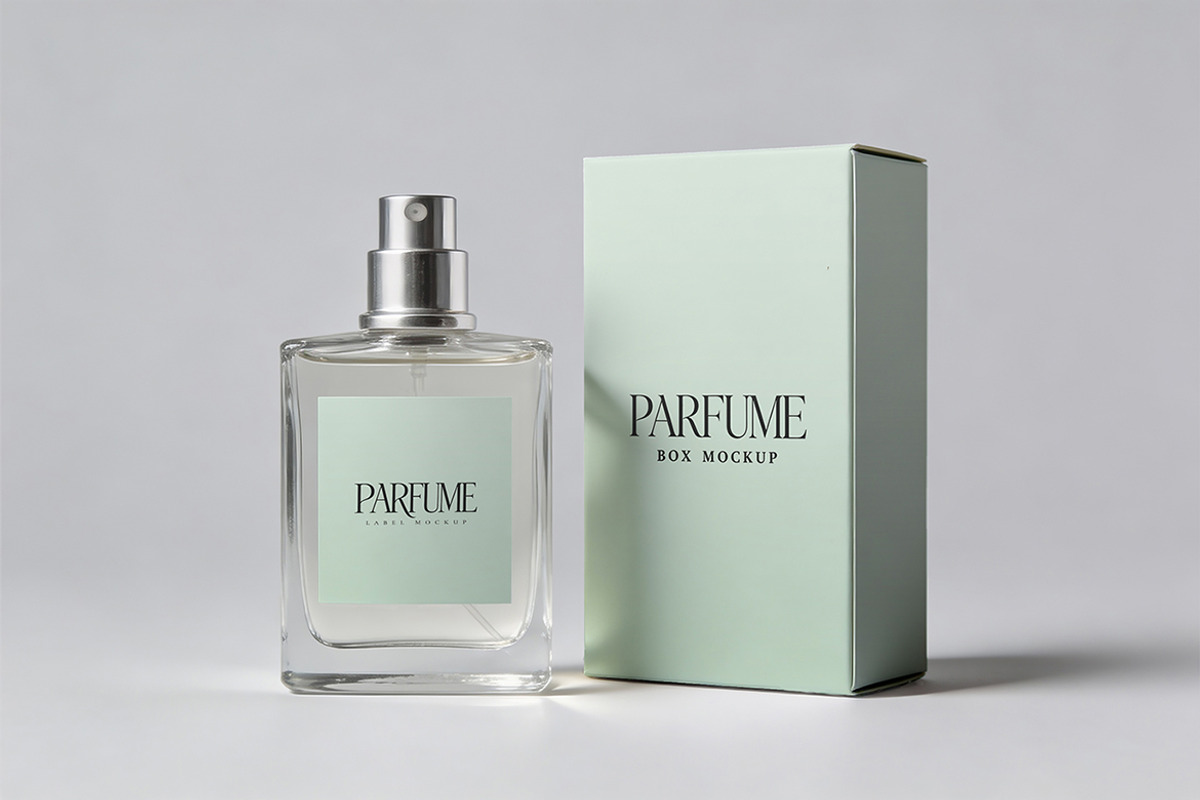 Perfume Packaging Mockup, a Packaging Mockup by Pitchlook.Studio (Photo 4 of 4)