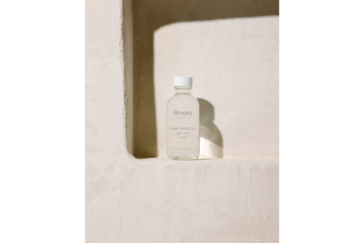 Round Glass Bottle Mockup 6, a Packaging Mockup by Copal