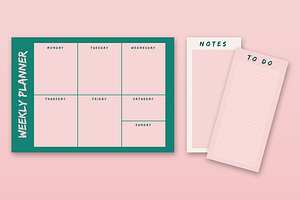 Weekly Planner Set