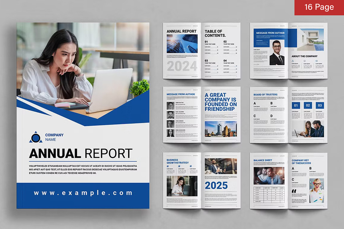 Annual Report Bundle, a Brochure Template by ContestDesign (Photo 2 of 17)