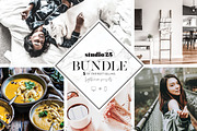 5 Lightroom presets bundle, a Plug-in Add-On by studio25 (Thumbnail 1 of 6)