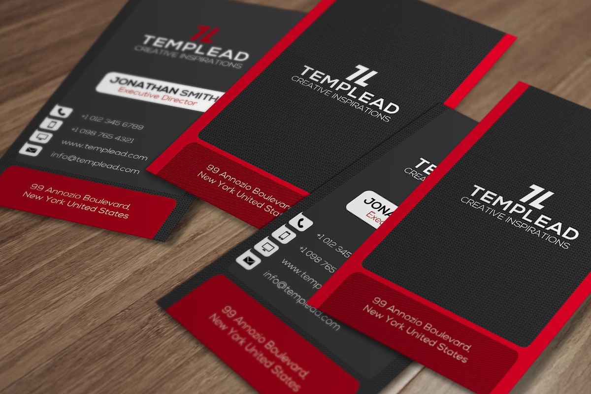 Corporate Business Card SE0321, a Card Template by annozio (Photo 1 of 4)