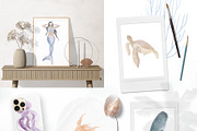 Ocean Life, a Pattern Graphic by mila_leev (Thumbnail 4 of 14)