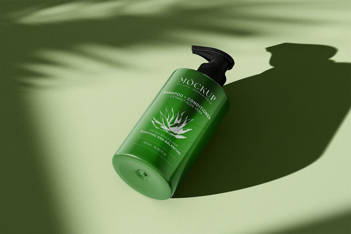 Shampoo/Soap Bottle Mockup, a Packaging Mockup by ABAMockups (Photo 5 of 7)