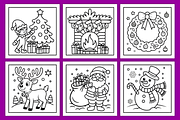 My Christmas Coloring Book for Kids, a Seasonal Illustration by Coco Bloom (Thumbnail 2 of 4)