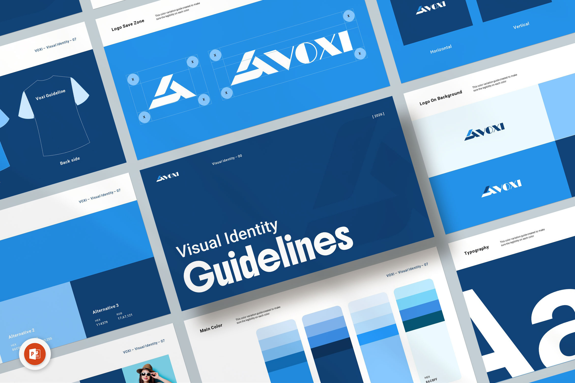 Visual Identity Guideline, a Presentation Template by KreateTribe