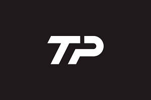 Letter T P Monogram Logo