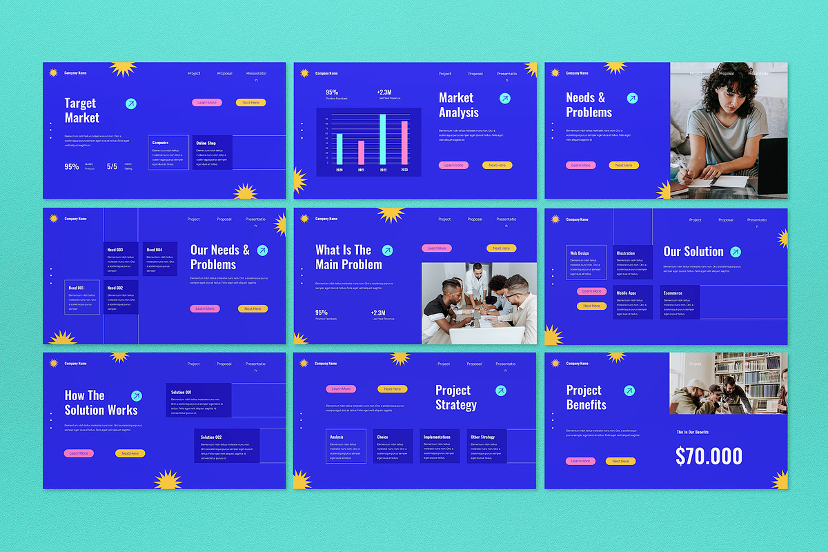 Blue Modern Project Proposal Keynote, a Presentation Template by graphicook (Photo 4 of 4)