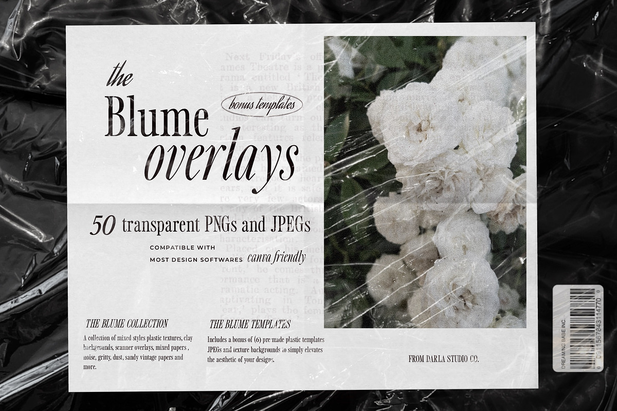 The Overlay Texture Pack PNG / JPEG, a Texture Graphic by Darla Studio (Photo 1 of 18)